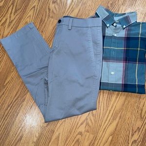 Haggar Premium Comfort Slim Fit Khaki Dress Pant 32x30